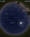 Autor: Stellarium/Martin Gembec - Mapa oblohy 15. května 2024 ve 22:00 SELČ