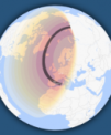 Autor: Timeanddate.com/M. Gembec - Pás totality na Zemi 12. 8. 2026