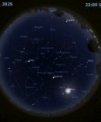 Autor: Stellarium/Martin Gembec - Mapa oblohy 4. června 2025 ve 23:00 SELČ