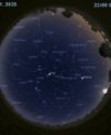 Autor: Stellarium/Martin Gembec - Mapa oblohy 30. července 2025 ve 22:00 SELČ