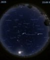 Autor: Stellarium/Martin Gembec - Mapa oblohy 6. srpna 2025 ve 22:00 SELČ