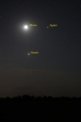 Autor: Zdenko Sádovský - Mesiac s Venušou a Jupiterom