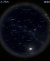 Autor: Stellarium/Martin Gembec - Mapa oblohy 26. listopadu 2025 V 18:00 SEČ