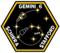 Autor: Wikipedie (CZ): Gemini 6A - Logo mise Gemini 6A.