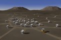 Autor: NRAO - Soustava antén radioteleskopu ALMA