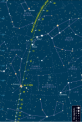 Autor: Sky and Telescope. - Mapka pro vyhledání komety Catalina v lednu 2016.