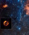 Autor: ESO/Digitized Sky Survey 2/Davide De Martin - Prahový disk kolem dvojhvězdy IRAS 08544-4431