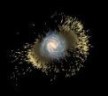 Autor: ESA - Objevené pozůstatky galaktické srážky
