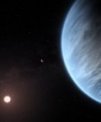 Autor: ESO, ESA/Hubble, M. Kornmesser - Umělecká představa exoplanety K2-18b u své hvězdy