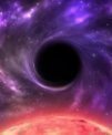 Autor: Sci-News.com - Umělecké ztvárnění obří hvězdy obíhající kolem málo hmotné černé díry
