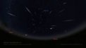 Autor: Astro.cz/Stellarium/Petr Horálek - Grafické znázornění meteorů vyletujících z bývalého souhvězdí Zedního kvadrantu