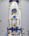 Autor: ESA - M. Pedoussaut - Aerodynamický kryt rakety Vega pro první misi dispenseru české firmy S.A.B. Aerospace