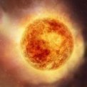 Autor: NASA, ESA and E. Wheatley (STScI) - Umělecké ztvárnění hvězdy Betelgeuse