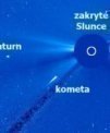 Autor: NASA/ESA - Kometa Kreutzovy rodiny v koronografu LASCO C3 17. ledna 2021