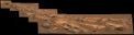 Autor: NASA/JPL-Caltech/ASU/MSSS - Mozaika snímků vyfocená roverem Perseverance ukazuje kamennou formaci v oblasti zvané Citadelle na dně kráteru Jezero