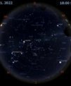 Autor: Stellarium/Martin Gembec - Mapa oblohy 17. ledna 2022 v 18:00 SEČ