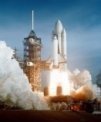 Start raketoplánu Columbia 12. dubna 1981 na první misi tohoto stroje