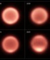 Autor: Kredit: ESO/M. Roman, NAOJ/Subaru/COMICS - Snímky tepelného vyzařování planety Neptun pořízené mezi lety 2006 a 2020