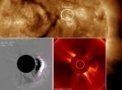 Autor: NASA/ESA/Solarham.net - Erupce filamentu 14. 8. 2022 na snímcích SDO a SOHO