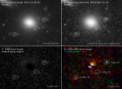 Autor: HST/NASA/ESA - Přiblížený obrázek nově objevené supernovy v galaktické kupě Abell 370