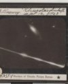 Autor: Dr. Martin Beech - Magic lantern slide of the Klepesta's fireball on 12 Sept 1923 from the Astronomy lab at the University of Regina, Canada