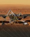 Autor: NASA/JPL-Caltech - Kresba sondy InSight na povrchu Marsu