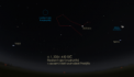 Autor: Stellarium / Jan Veselý - Poloha radiantu roje Kvadrantid 4. ledna 2024 ve 4 hodiny SEČ.