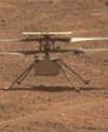 Autor: NASA/JPL-Caltech - Helikoptéra Ingenuity na snímku kamerou roveru Perseverance 2. 8. 2023 během jeho 871. marsovského dne od přistání