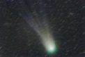 Autor: Martin Gembec - Kometa 12P/Pons-Brooks 8. 3. 2024, expozice 60×60 sekund, dalekohled Orion CT8 (Newton 200/900), snímáno v ohnisku 1006 mm chlazenou barevnou kamerou ZWO ASI294MC Pro na montáži EQ6 OnStep. Místo: Bulovka.