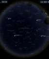 Autor: Stellarium/Martin Gembec - Mapa oblohy 1. května 2024 ve 22:00 SELČ