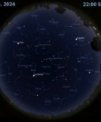 Autor: Stellarium/Martin Gembec - Mapa oblohy 8. května 2024 ve 22:00 SELČ