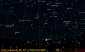 Autor: Martin Gembec - Uran a Neptun, mapa pro 28. říjen 2013, podobně platí i v dalších dnech po půl osmé večer. Data: Guide 9