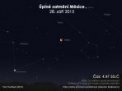 Autor: Stellarium / Petr Horálek - Simulace Měsíce během maximální fáze zatmění 28. září 2015