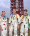 Autor: NASA. - Posádka Apolla 1. Zleva: Virgil Grissom, Ed White a Roger Chaffee.