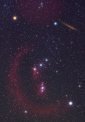 Autor: Jens Hackmann. - Jasná Orionida v souhvězdí Orionu v roce 2008.