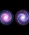 Autor: ESO - Srovnání rotujících diskových galaxií v současnosti a ve vzdáleném vesmíru