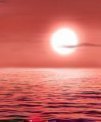 Autor: M. Weiss/CfA - Předpokládaný vzhled planety u červeného trpaslíka