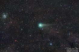 kometa 12P/Pons-Brooks v souhvězdí Labutě
