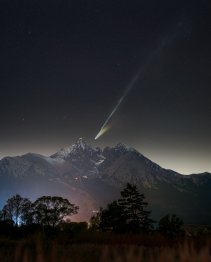 Kométa C/2025 A6 Lemmon a Lomnický štít