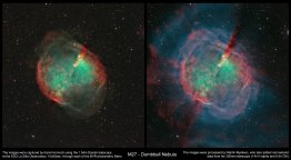 M27 přes 1.54m Dánský dalekohled, La Silla