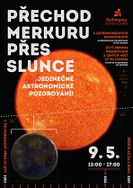 Pozorování přechodu Merkuru přes Slunce 9. května 2016 v plzeňské Techmánii. Autor: Techmania Science Center.