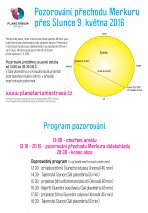 Pozorování přechodu merkuru před Sluncem 9. května 2016 v Ostravě. Autor: Hvězdárna a planetárium Ostrava.