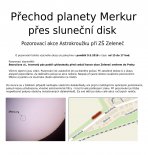 Pozorování přechodu Merkuru před Sluncem 9. května 2016 s astronomickým kroužkem ZŠ Zeleneč. Autor: ZŠ Zeleneč