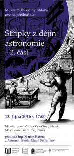 Střípky z dějin astronomie II Autor: Jihlavská astronomická společnost