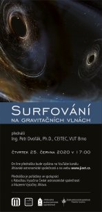 Surfování na gravitačních vlnách Autor: Jihlavská astronomická společnost