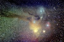 Mlhoviny v okolí hvězdy Antares v souhvězdí Štíra. Autor: Dalibor Hanžl