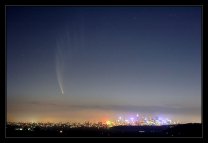 Kometa McNaught nad Sydney. Autor: Jan Šafář