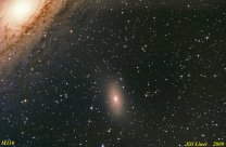 Satelitní galaxie M110 Autor: Jiří Linet