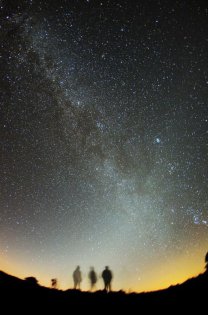 Temné nebe a Zodiakální světlo Autor: Tomáš Maruška
