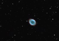 Planetární mlhovina M57 v souhvězdí Lyry Autor: Petr Skala